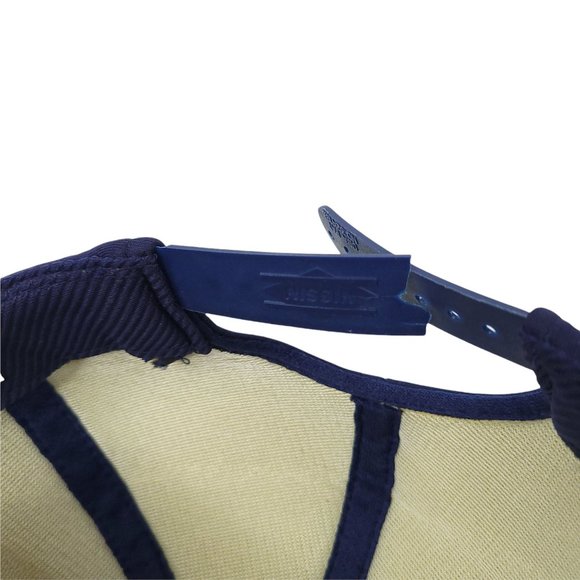 Vintage Nissin Snapback Foam Trucker Cap Hat C&G Auto Parts Tupelo MS Blue - Picture 9 of 11